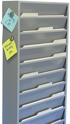 Displays2go Office File Folder Wall Rack - Image 4
