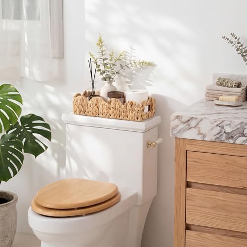StorageWorks Wicker Scalloped Basket, Small Bathroom Baskets for Storage - Image 6