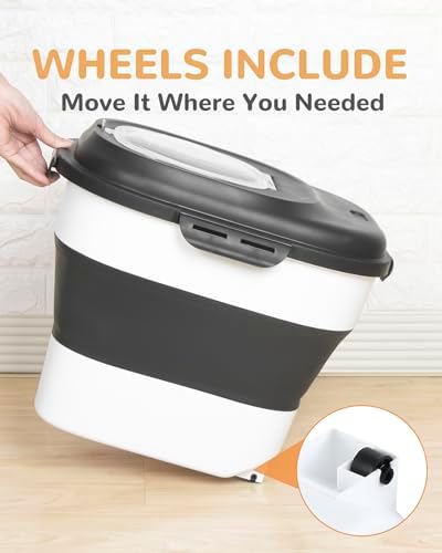 30-35 Lbs Dog Food Storage Container Collapsible Dog Food Container - Image 4