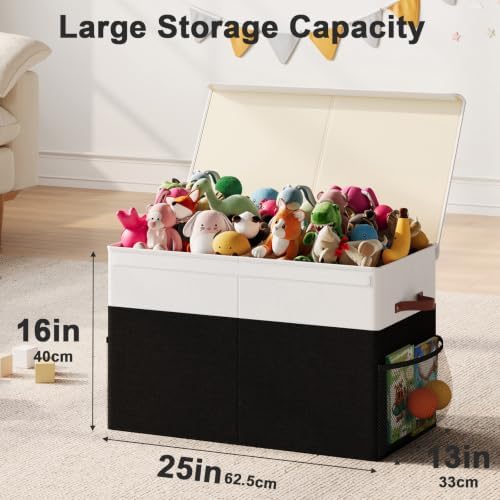 Large Toy Storage Box with Lid, Toy Chest Organizer Bin for Kids - Image 2
