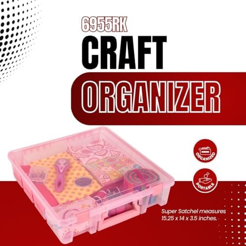 ArtBin Super Satchel 1-Compartment Craft Storage Box, Aqua - Image 5