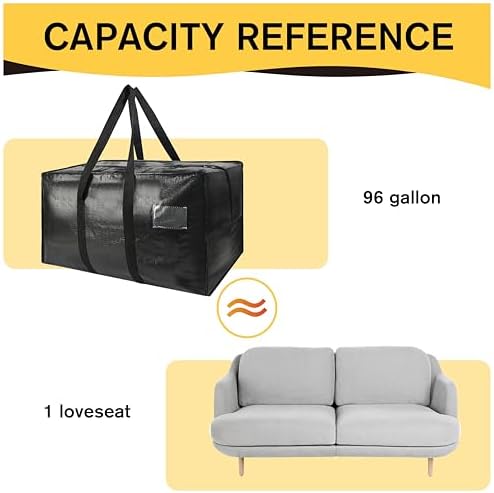 Heavy Duty Extra Large Moving Bags,96 Gallon 2Pack - Image 4
