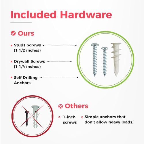 TIDYME Garage Tool Organizer Wall Mount, 80", 5 Racks 10 Hooks, 500 lbs - Image 5