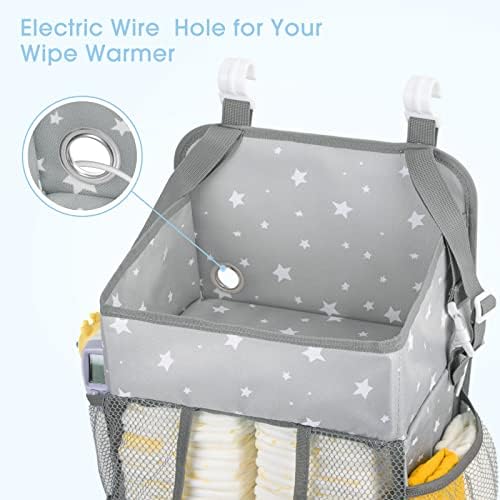 Maliton Changing Table Diaper Organizer Hold 50+ Diapers, (Star Pattern) - Image 3