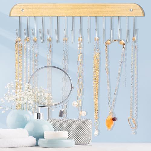 Jewelry Holder Organizer Wall Mount Necklace Holder Necklace Organizer, Hanging Jewelry Organizer - Image 5