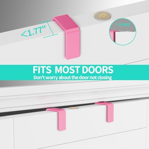 HapiRm Over Door Organizer Storage - Hanging Door Organizer with 4 Metal Large Capacity Baskets and Adjustable Coat Hook for Bathroom Bedroom Kitchen Pantry Closet Cabinet - Image 6