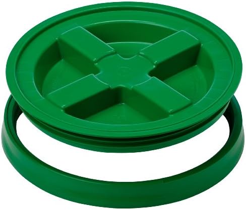 GAMMA2 Gamma Seal Lid - Pet Food Storage Container Lids - Fits 3.5, 5, 6, & 7 Gallon Buckets, Green, Made in USA - Image 4