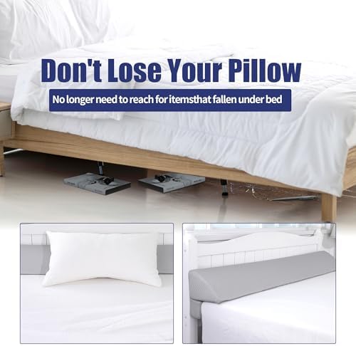 HOMBYS Wedge Pillow Headboard for Bed Gap,Foldable Bed Wedge Gap Filler King Size,Matterss Gap Filler,Multi Functional Bed Crack Pillow, Large King 76"x10.6"x6" or Gap Between (0-10") - Image 4