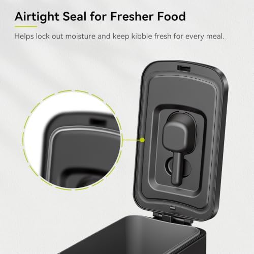 EKO 45 lb Airtight Dog Food Storage Container with Scoop and Wheels - Image 6