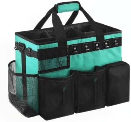 Boczif Cleaning Caddy Bag Wearable,Cleaning Caddy Supplies Organizer(Green) by Boczif