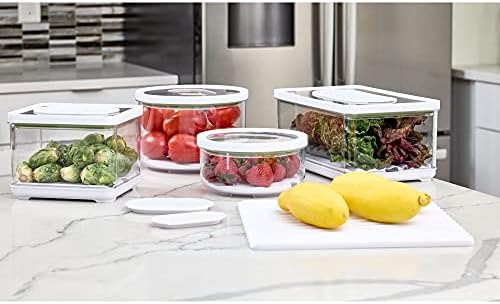 iDesign Fridge Produce Bin, Clear/White - Image 5