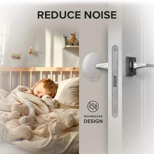 X-Protector Door Stoppers for Wall - 6 PCS, 2" - Self-Stick Door Knob - Image 4