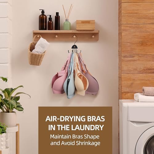 ZEDODIER 2 Pack Tank Top Hanger, Bra Organizer for Closet, Holds 48 Bras - Image 6