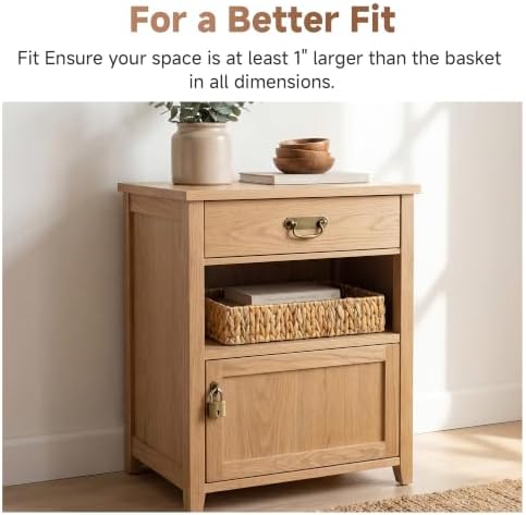 StorageWorks Large Bathroom Baskets, Wicker Storage Baskets for Shelves - Image 5