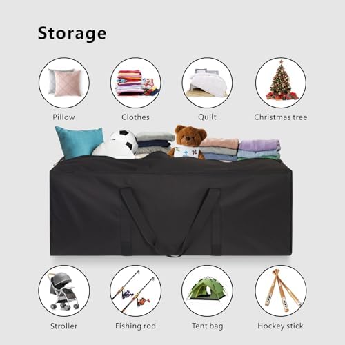 TOPDesign 3-Pack Storage Duffle Bags – 36" x 13" x 13", 26Gal - Image 4