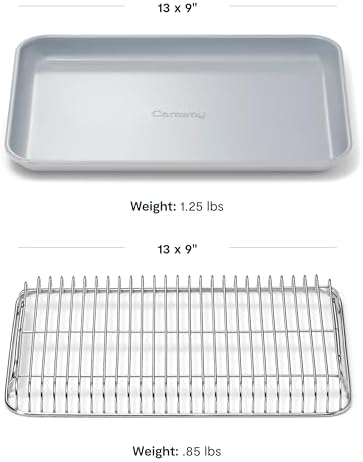 Caraway Non-Stick Ceramic Baking Sheet and Cooling Rack - Image 3