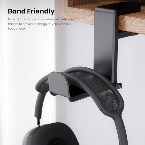 EURPMASK Rotating Headphone Stand,Adjustable Clamp-on Headset Holder Hanger - Image 6