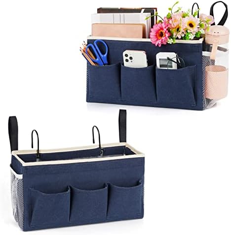 Lilithye Bedside Caddy, Bedside Storage Bag Hanging Organizer for Bunk Bed by Lilithye
