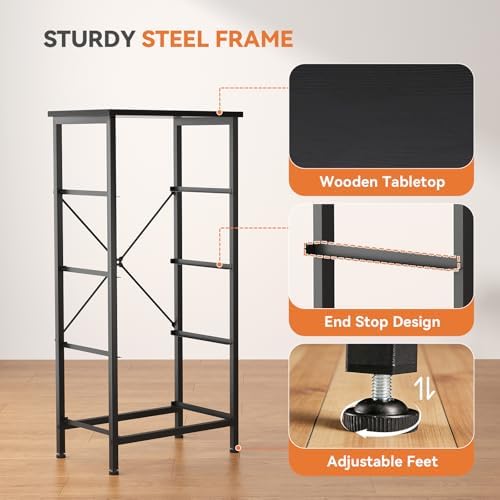 Sweetcrispy Dresser for Bedroom, 4 Drawer Storage Cabinet, Tall Nightstand - Image 5