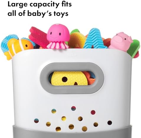 OXO Tot Stand Up Bath Toy Storage Organizer, Large, 7.1 L - Image 3