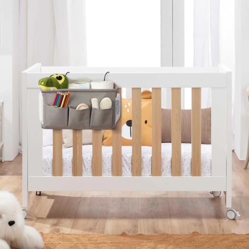 Bedside Caddy Storage Organizer for Bed Rails, Bed Caddy with 6 Pockets - Image 7