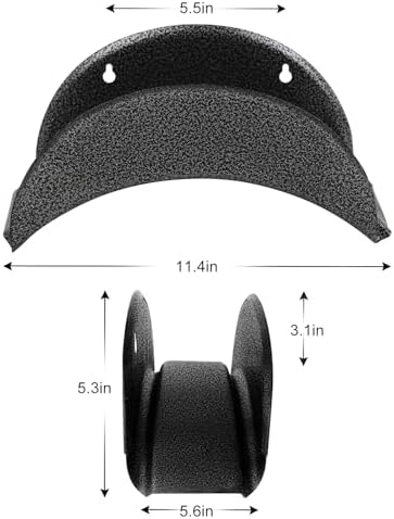 GARTOL Garden Hose Holder Heavy Duty Wall Mount, High Carbon Steel Hose Hanger for Outside Yard, Rust Proof - Image 5