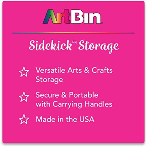 ArtBin Sidekick Carrying Case with Handle, Translucent - Image 6