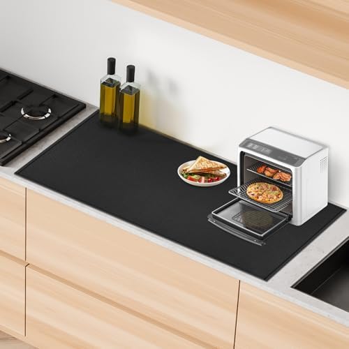 Heat Resistant Mats for Countertop fits Tabletop Grill, 42x24x0.04in, Black - Image 6