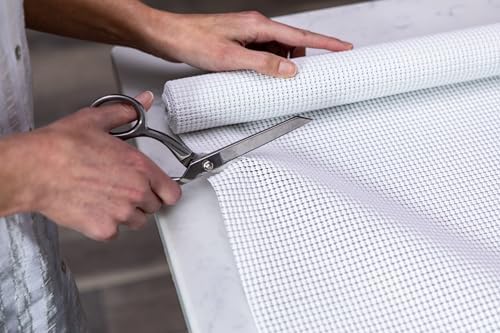 EasyLiner Select Grip Shelf Liner - Easy to Install & Cut to Fit - Non Slip, Non Adhesive, Drawer Shelf & Cabinet Liner for Kitchen, Bathroom, Pantry Cupboards, 12 in x 10 ft (6 Rolls), 60 ft, White - Image 5