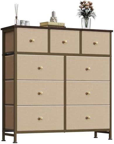 OLIXIS 9 Drawer Tall Dresser for Bedroom, Closet Organizers and Storage by OLIXIS