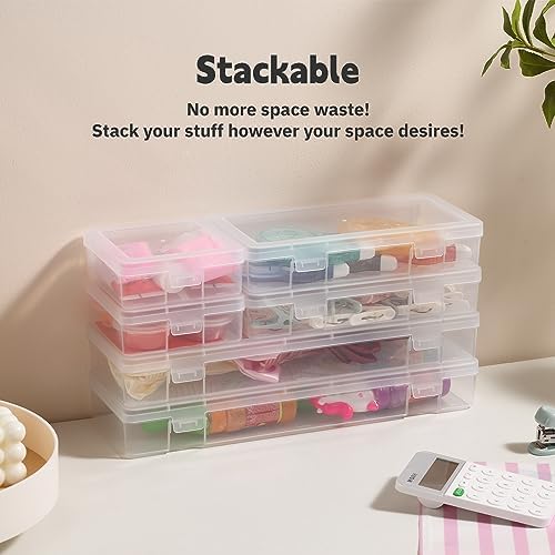 novelinks Plastic Small Storage Containers with Lids for Organizing - Image 4