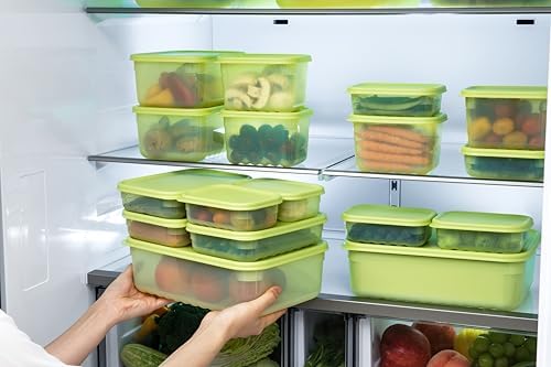 LocknLock Fresh-Block Plastic Food Storage Container | Produce Storage Containers for Fridge | Vegetable & Fruit Storage Containers for Fridge, Storage, Microwave & Dishwasher Safe, 1.5L - Image 7