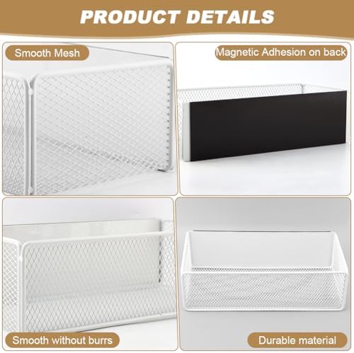 Magnetic Shelf for Washer & Dryer, Laundry Room Organizer, 11lb Capacity - Image 4