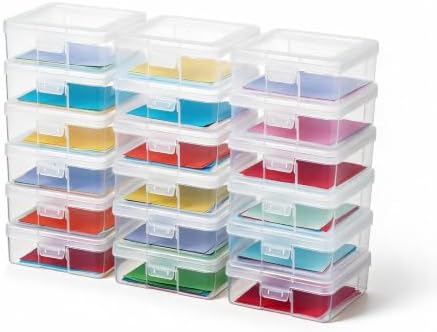 novelinks Plastic Small Storage Containers with Lids for Organizing by novelinks