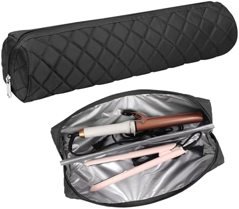 Suafrnut Large Heat Resistant Hot Hair Tools Organizer Bag(17.7" x 3.9") by Suafrnut