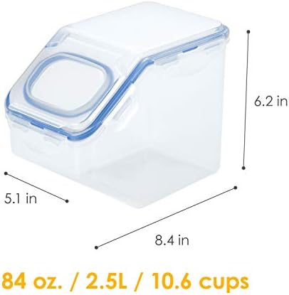 Lock & Lock Storage Bins Food Storage Container with Flip-top lids (Small) - Image 2