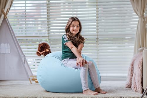 WEKAPO Stuffed Animal Storage Bean Bag Chair Cover for Kids - Image 7