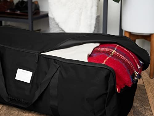 Covermates Storage Duffel Bag, 36" W x 20" D x 15" H, Black - Image 6