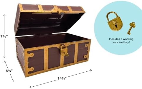 Teacher Created Resources Treasure Chest with Lock and Key (TCR6054) - Image 6