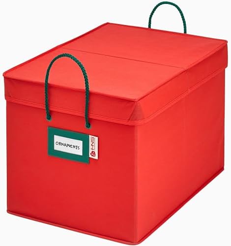 HOLDN’ STORAGE Christmas Ornament Storage Container Box with Dividers – Convenient Durable 4 Individual Removable Trays Fits Up to 96-3” Ornaments. - Image 4