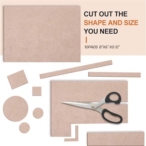 Felt Furniture Pads 10pcs 8" x 6" Self Adhesive Furniture Felt Pads - Image 4