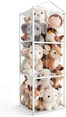 NomNest Metal Stuffed Animal Storage Zoo, Large Stuffy Storage for Kids by Unknown