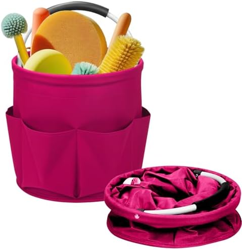 17L Cleaning Caddy for Cleaning Supplies with Handle,Cleaning Supplies Organizer Bucket for Home Garden by Ashmacdo
