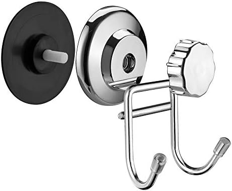 SANNO Double Suction Hooks Suction Cups Vacuum Hook for Flat Smooth Wall Surface Towel Robe Bathroom Kitchen Shower Bath Coat, Stainless Steel (2 Pack) - Image 5