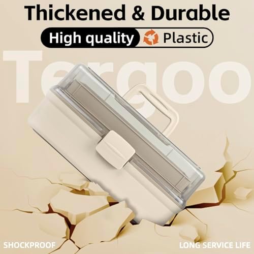 TERGOO 12.5in 3-Layer Multipurpose Craft Organizers and Storage with Adjustable Dividers, Portable Tackle Box, Folding Art & Craft Case for Medicine, Tool, Sewing Organizer (Brown) - Image 4