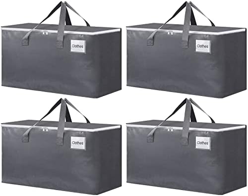 BlissTotes Large Moving Bags, Storage Bags, 93L-4 Pack by BlissTotes