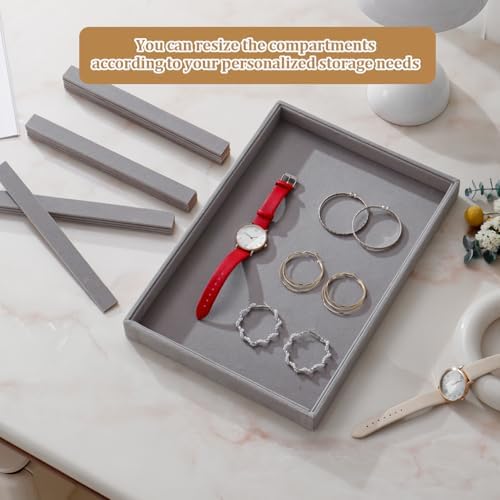 Large Velvet Jewelry Tray Display Drawer Inserts 2 Pack - Image 5