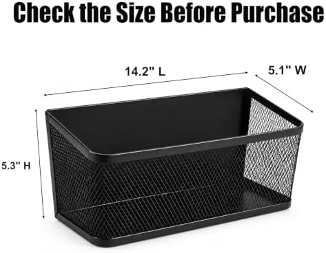 2 Pack Magnetic Shelves for Washer and Dryer, Black Metal Baskets - Image 2