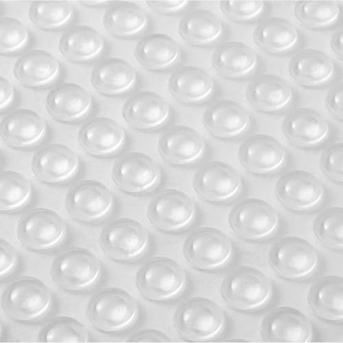 Clear Rubber Feet Adhesive Door Bumpers Pads Sound Dampening Cabinet Buffer Pads, 8.5 by 2.5 mm (1000) - Image 2