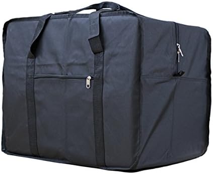 Extra Large Foldable Duffel Bag for Travel – Heavy-Duty Cargo Bag with Zippers & Reinforced Handles, TSA Approved, Water-Resistant size 25x19.5x13, TSA Aprove, load up to 50 lb by Unknown